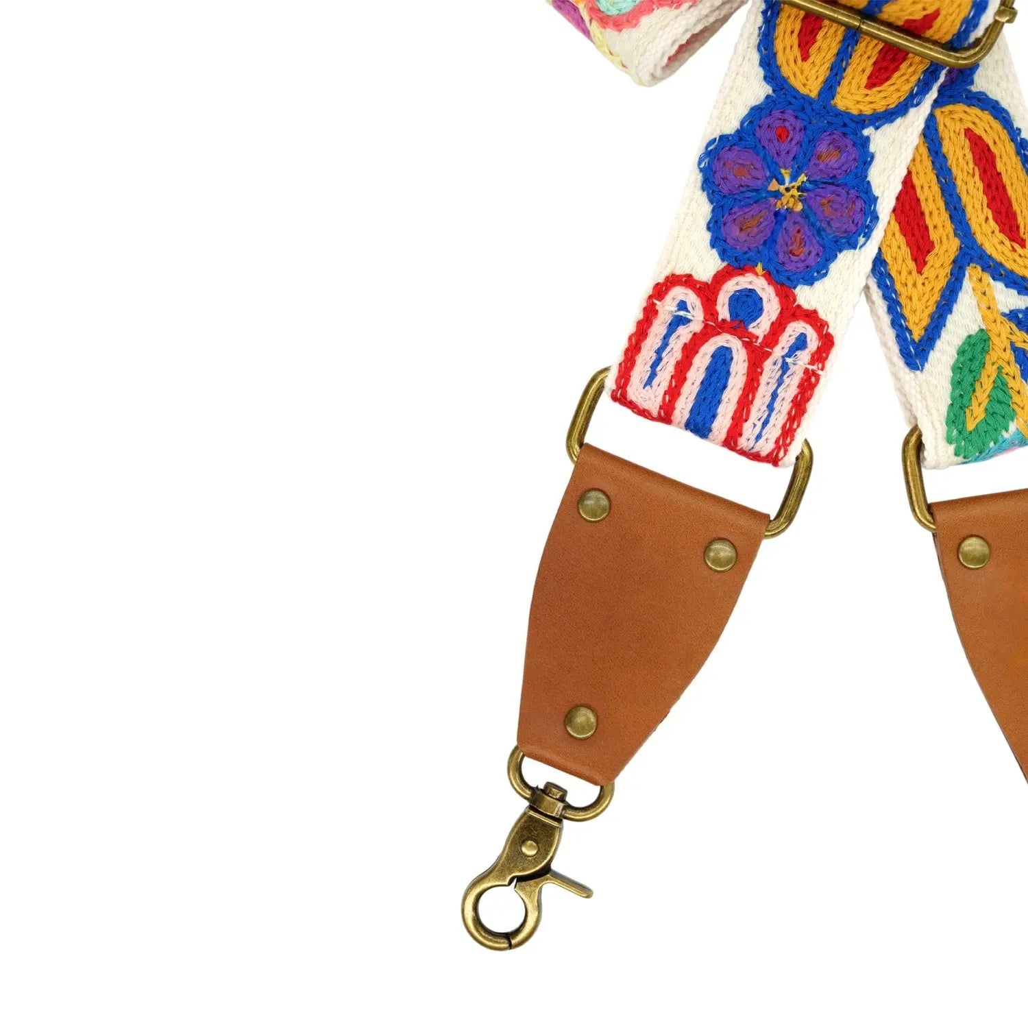 Personalized Embroidered Bag Strap – Custom Name Shoulder Strap (Crochet)