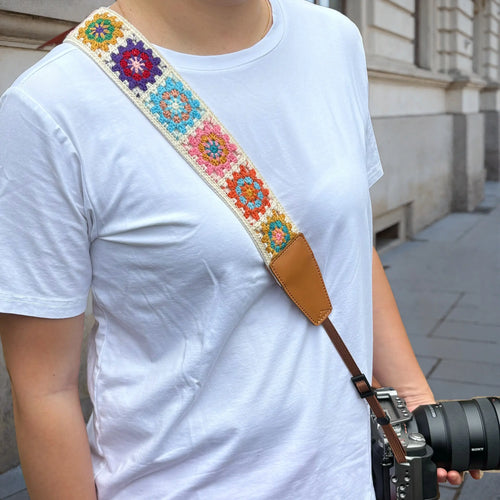 Personalized Camera Strap – Custom Embroidered Name Strap (2.0”)